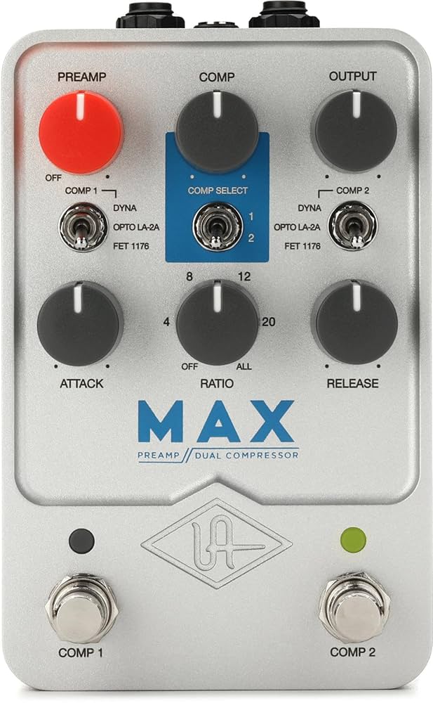ギター UAFX MAX Preamp & Dual Compressor Universal Audio Max Preamp & Dual Compressor : Amazon.ca